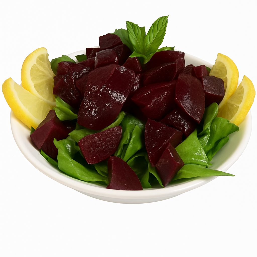 سلطة جرجير مع شمندر